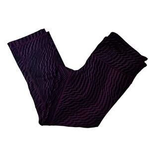 Lululemon|Wunder‎ Under Cropped Leggings|Shifted Purple/Black|SZ 8